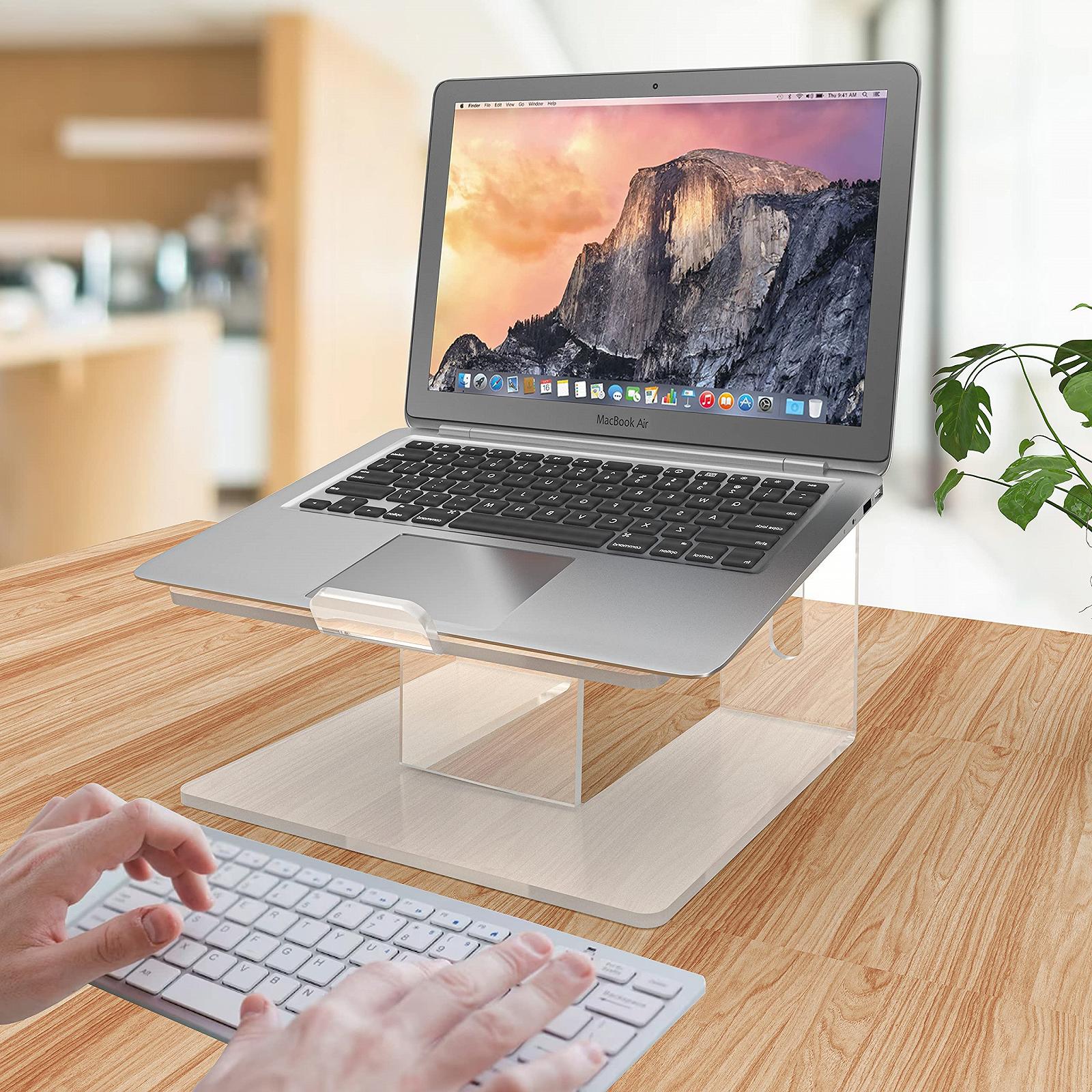 Подставка для ноутбука Kamehame Акриловая Подставка для ноутбука Эргономичная Подставка для ноутбука для стола Подставка для ноутбука для всех ноутбуков 10-15.6 дюймов, фото №3