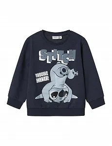 Толстовка NAME IT Nmmjasp Stitch Nreg Sweat Unb Wdi для хлопчиків - Фото 1
