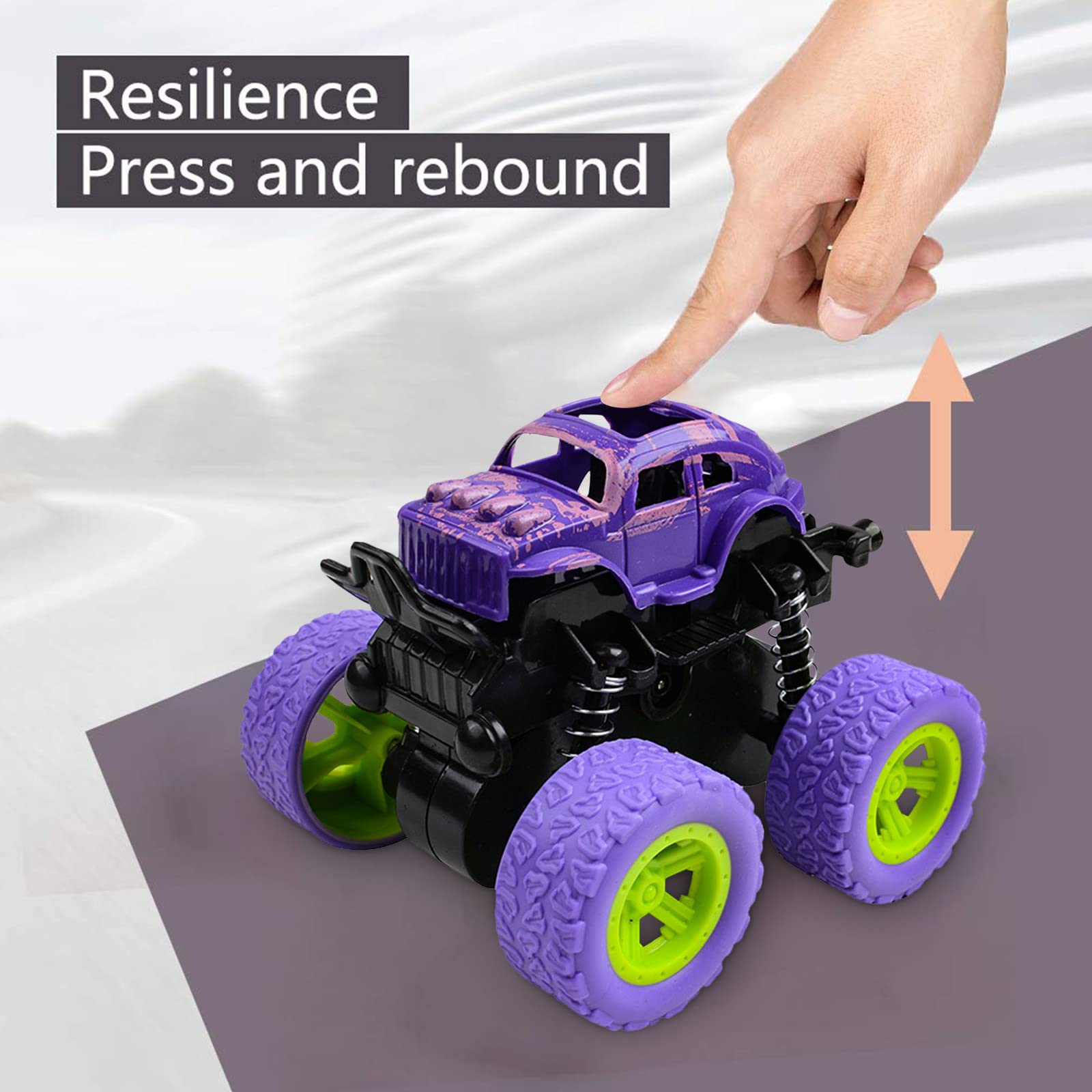 Детская игрушка TYTUOO модель автомобиля с полным приводом (фиолетовый, один размер), фото №4