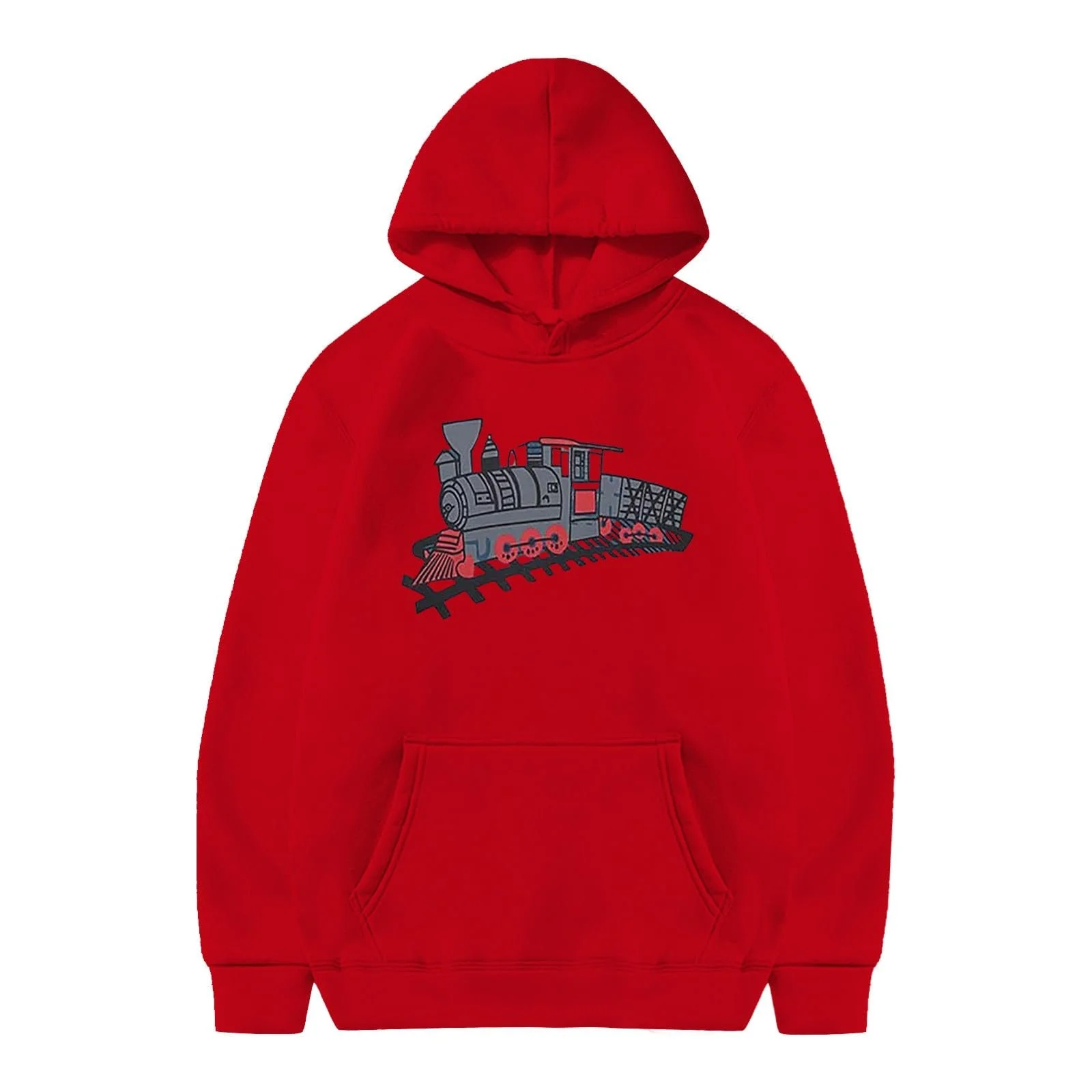 Худі дитяче для хлопчиків з мультяшним принтом поїзда, утеплена толстовка, фото №2 Худі дитяче для хлопчиків з мультяшним принтом поїзда, утеплена толстовка, фото №2