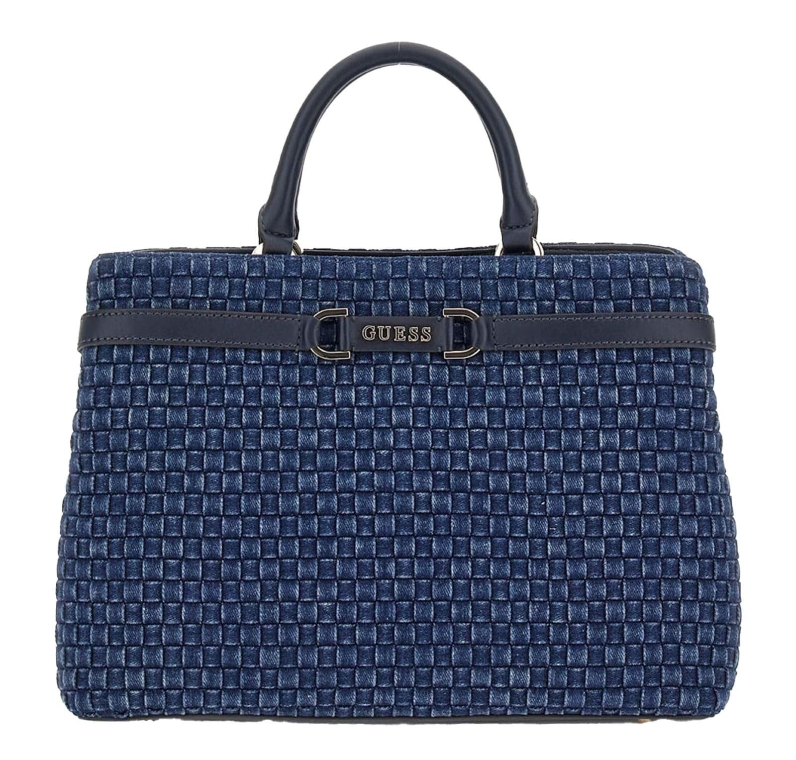 Женская сумка через плечо GUESS Majka Girlfriend Satchel Blue, фото №1