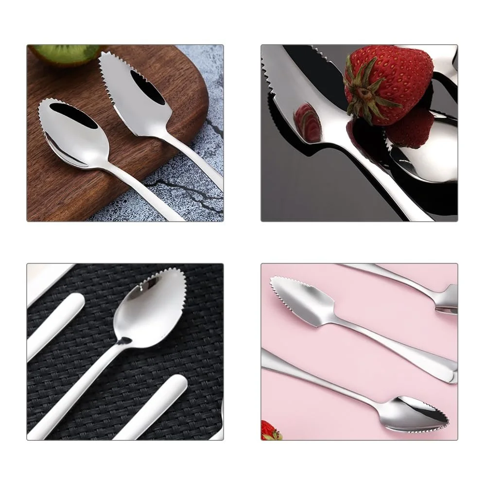 Ложка для грейпфрута з нержавіючої сталі, фото №5