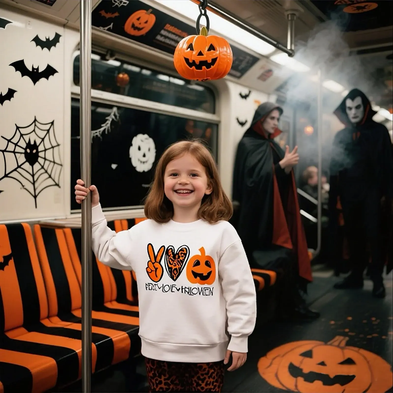 Світшот для хлопчиків TCWWBB Хелловін Гарбуз Скелет, фото №6 Світшот для хлопчиків TCWWBB Хелловін Гарбуз Скелет, фото №6