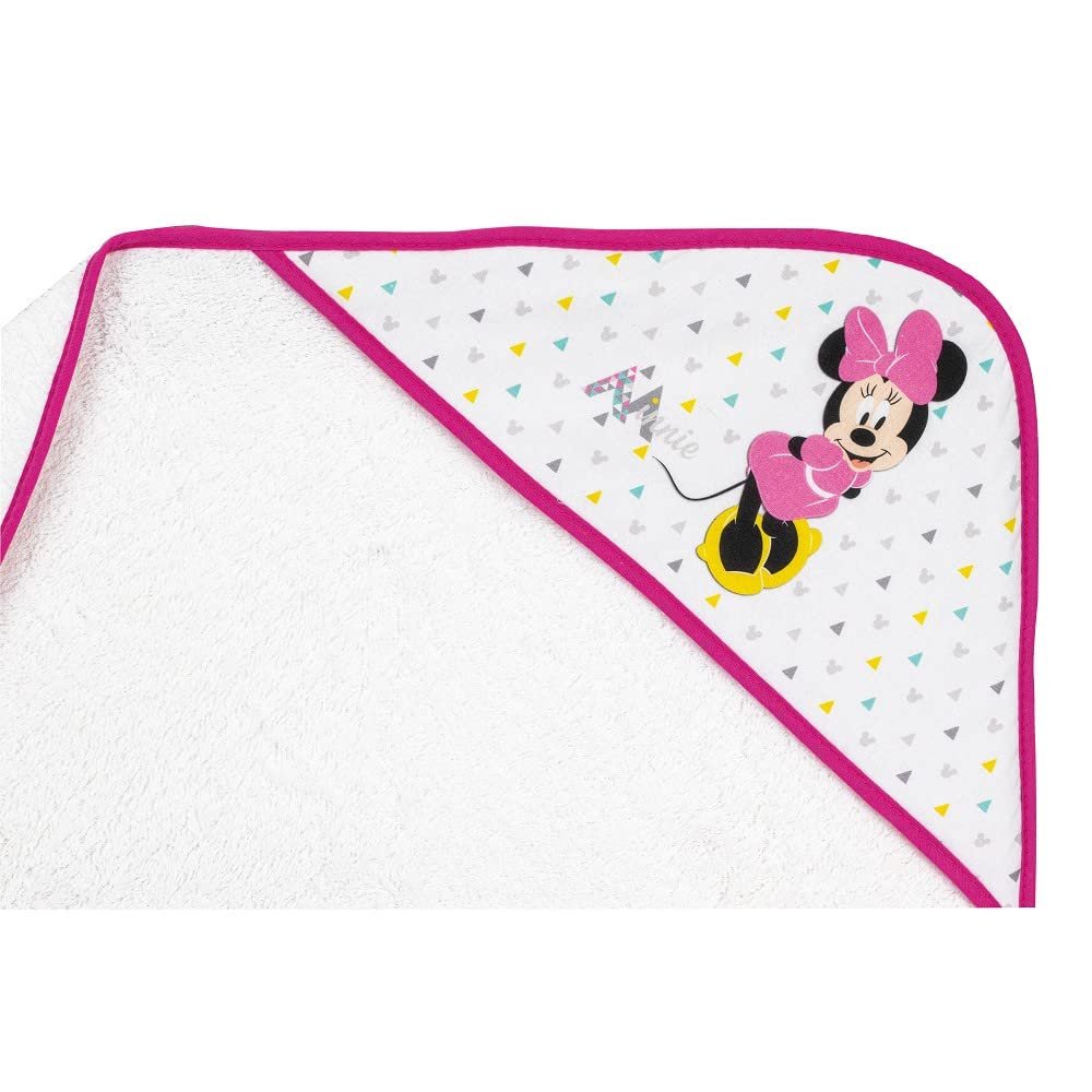 Банное полотенце Disney Minnie Mouse Geo Белое/Розовое, фото №5