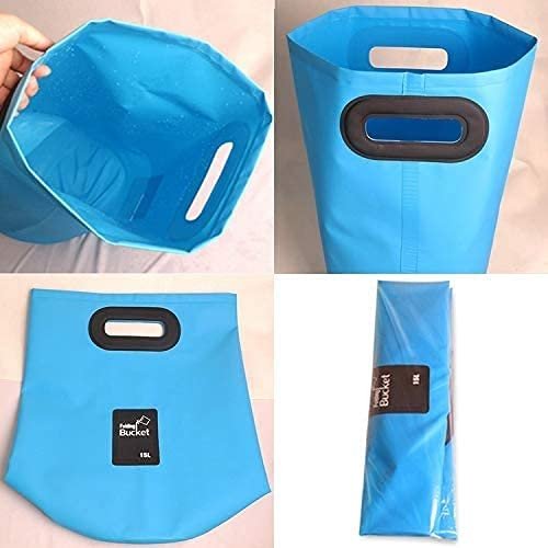 Раковина XCC Outdoor портативная складная PVC ведро складное, емкость: 15 л (темно-синий), фото №2