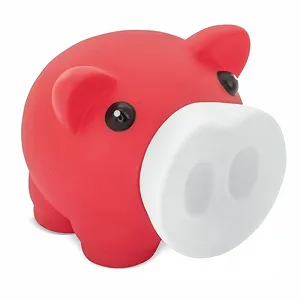 Копилка с мягким резиновым корпусом Красно-белая - Фото 1