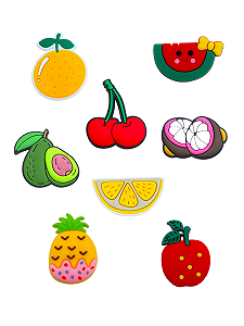 Джибітси фрукти fruits Jibbitz 8 шт аксесуари крокс прикраса Dz_133_2 - Фото 1