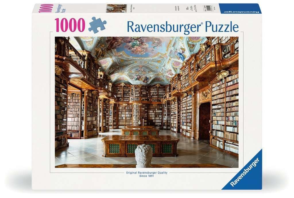 Пазл Ravensburger Library at St. Florian Monastery, Austria 12001440 1000 элементов, фото №1