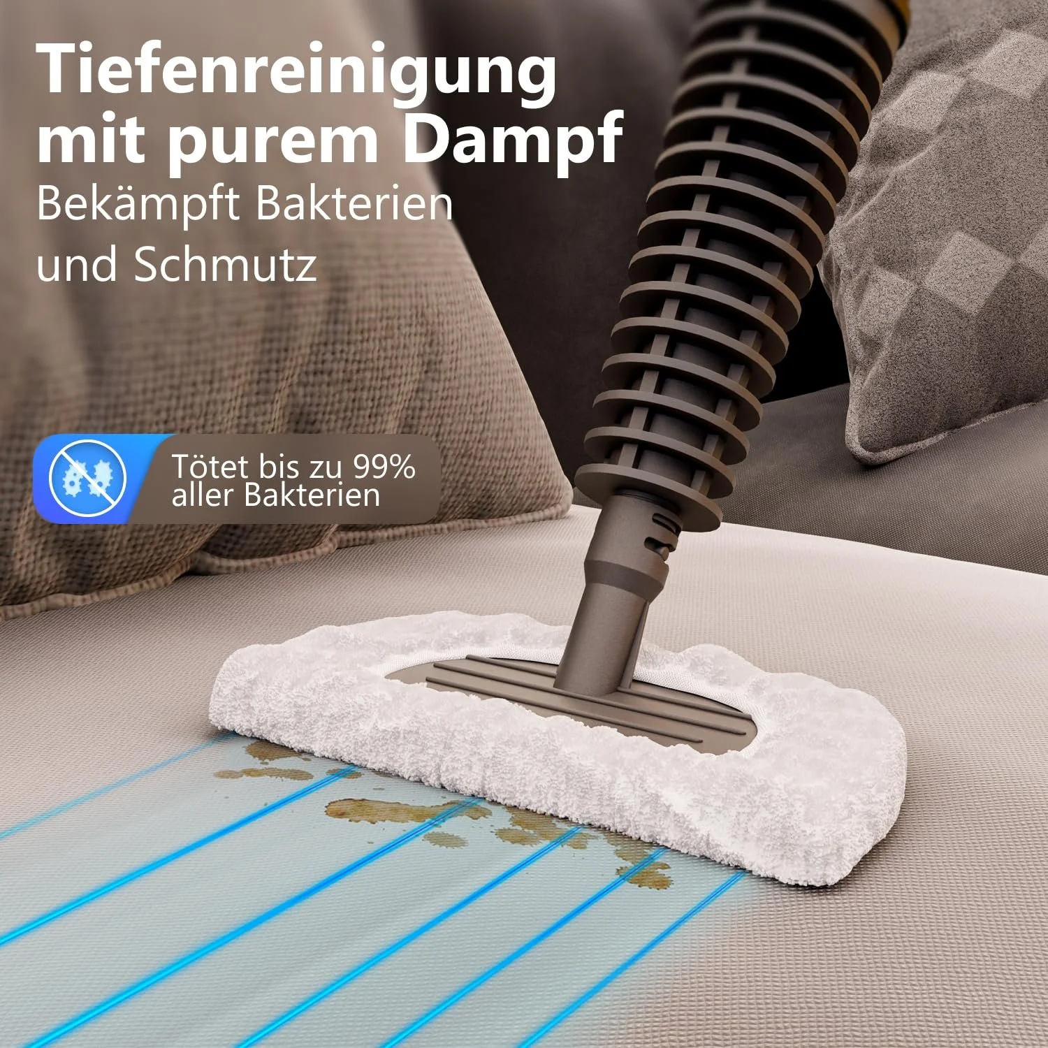 Пароочисник Steam-It Max 7 в 1 дротова електрошвабра 21 м, фото №3 Пароочисник Steam-It Max 7 в 1 дротова електрошвабра 21 м, фото №3