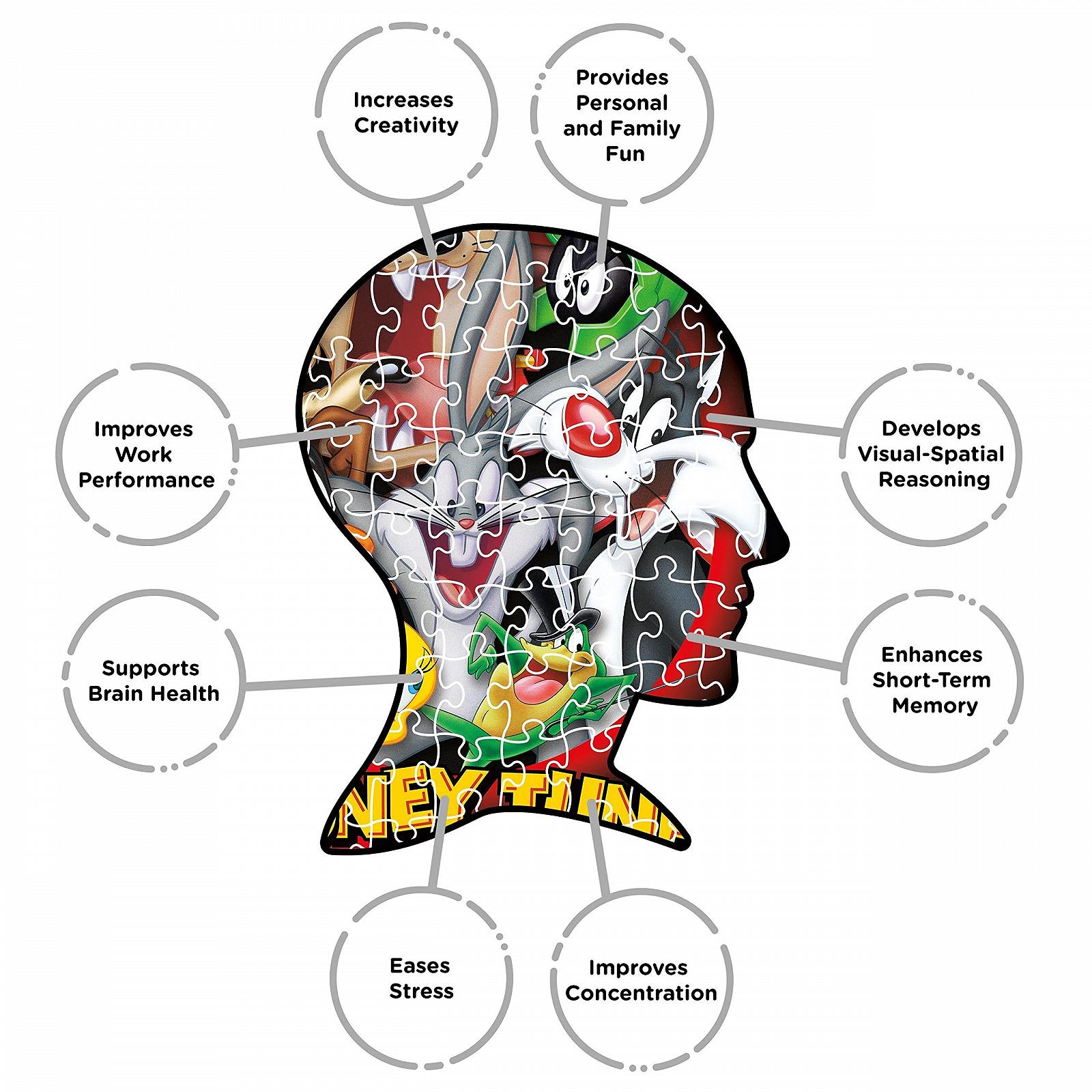 Пазл Aquarius Looney Tunes 1000pc, фото №5 Пазл Aquarius Looney Tunes 1000pc, фото №5