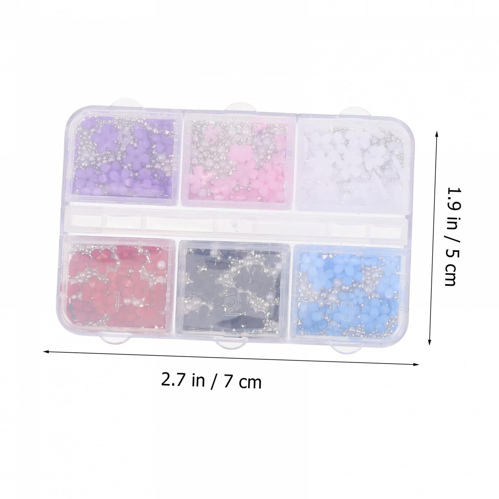 Підвіска для нігтів Квітка з п'ятьма пелюстками NOLITOY, 1 коробка, фото №9