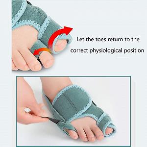 Корректор большого пальца стопы Регулируемая шина и мягкие накладки synthetic.ua - Фото 1