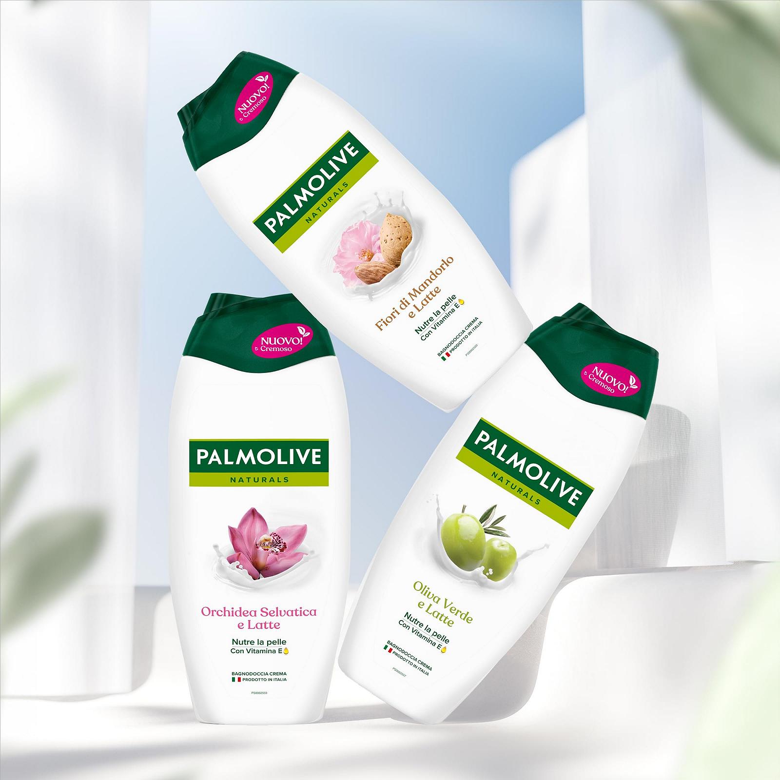 Гель для душу Palmolive Naturals Orchid and Milk 500 мл з вітаміном E 95% натуральних інгредієнтів, фото №7