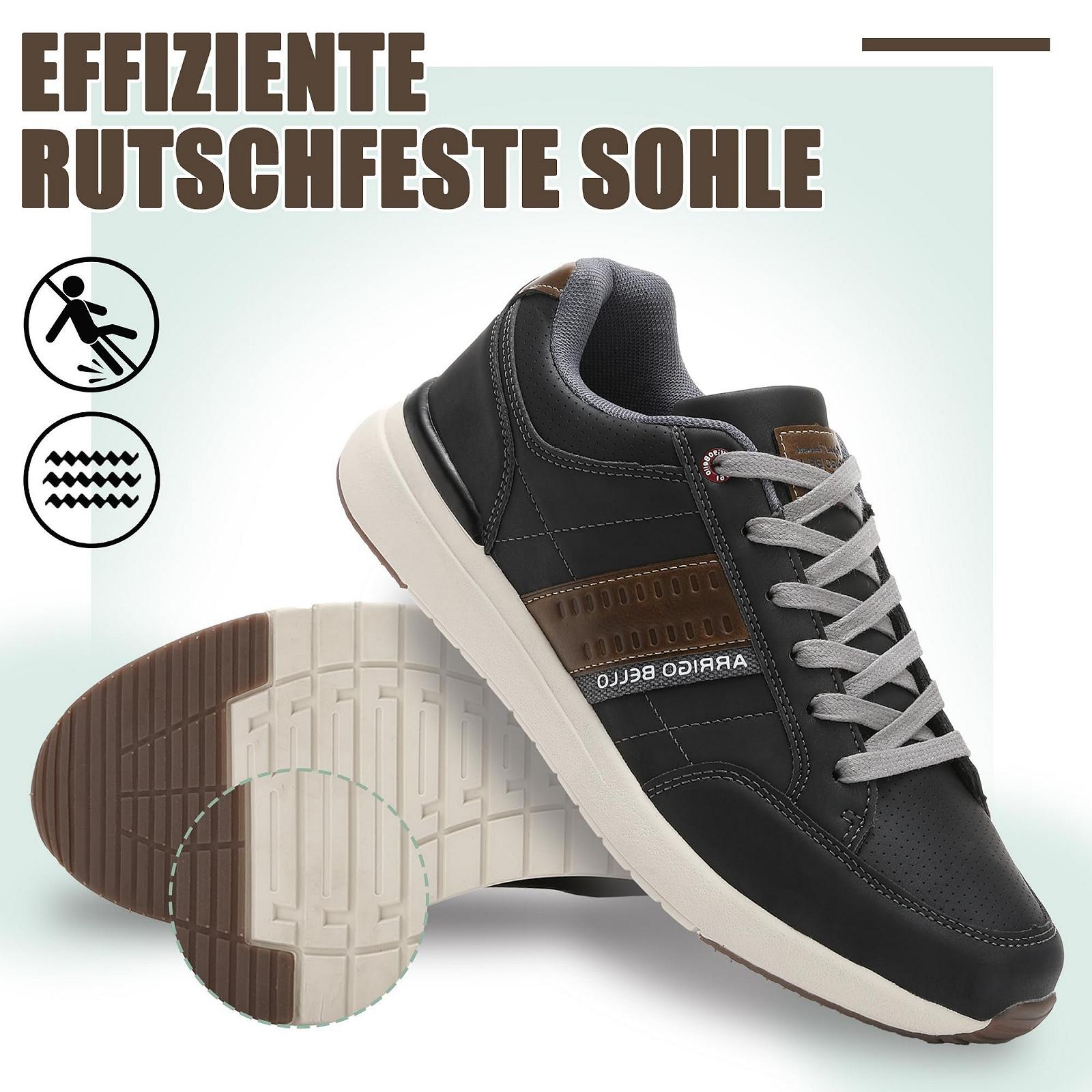 Кросівки ARRIGO BELLO Чоловічі Повсякденні Модні Нековзні Легкі Шкіряні, фото №5 Кросівки ARRIGO BELLO Чоловічі Повсякденні Модні Нековзні Легкі Шкіряні, фото №5