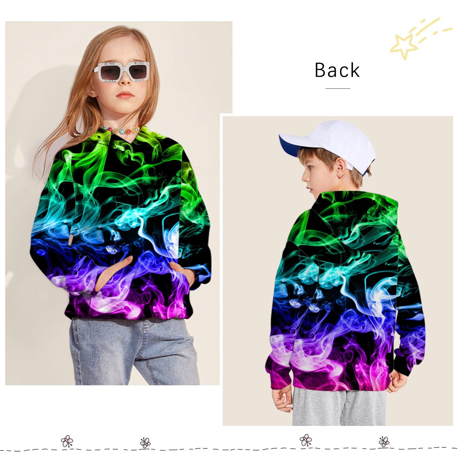 Худи Goodstoworld 3D Принт Для мальчиков, девочек и детей 4-16 лет, фото №4