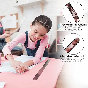 Набор женских обручей для волос с нескользящими зубцами, 6 шт. synthetic.ua - Фото 1