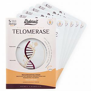 Маска для обличчя Ardaraz Зволожуюча Антивікова з Теломеразою для Більш Пружної Шкіри, Тканинна, 5 шт - Фото 1