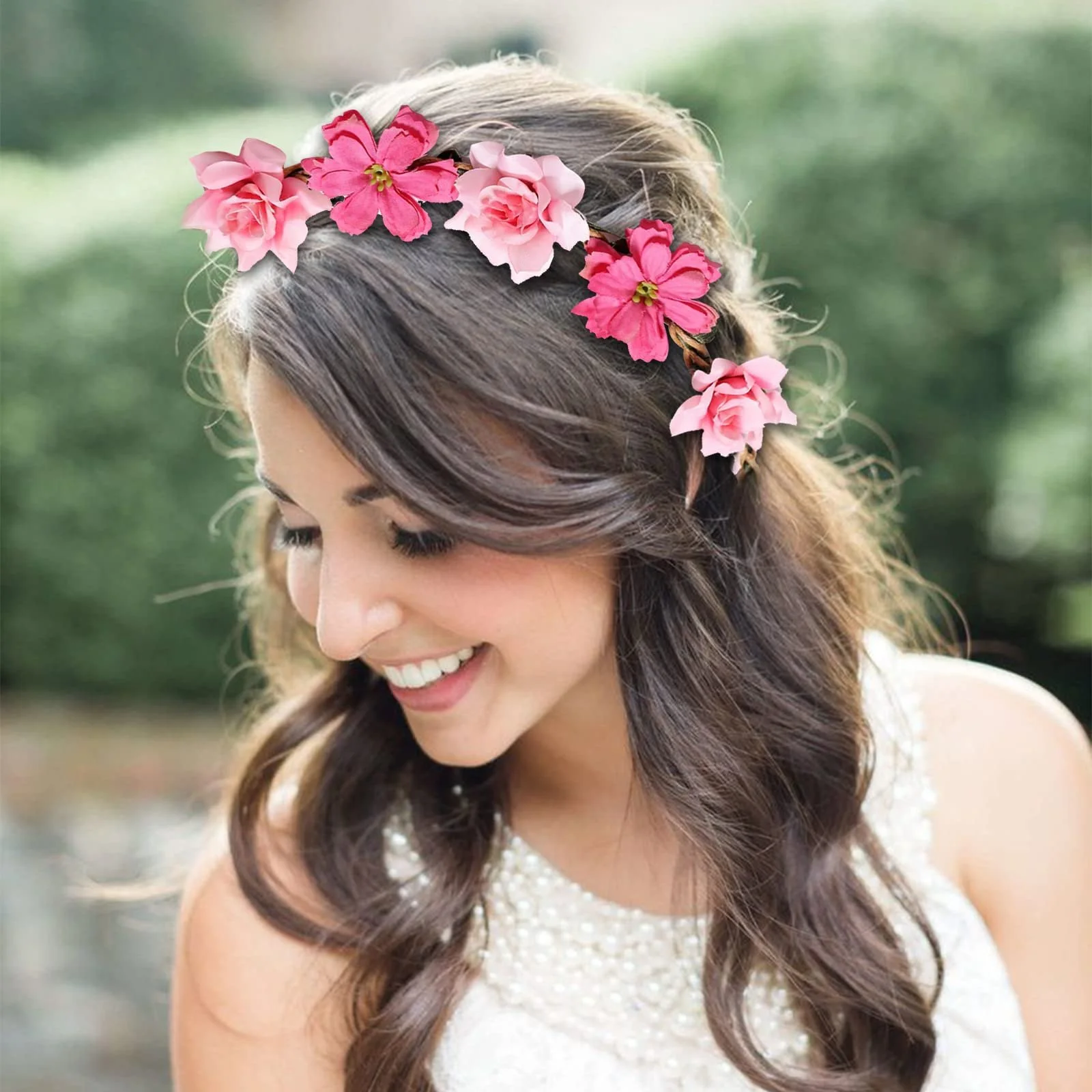 Вінок Квітка Троянди VEGCOO, фото №4 Вінок Квітка Троянди VEGCOO, фото №4