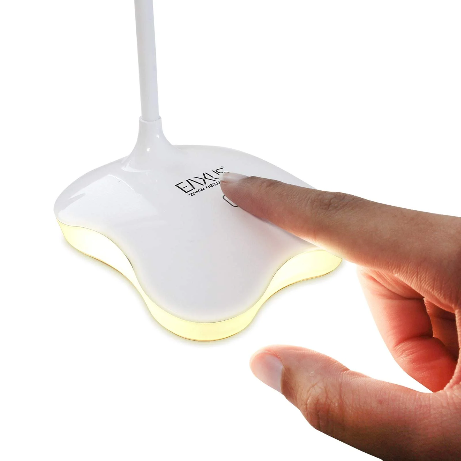 Настільна лампа Eaxus LED USB 4 x AAA Набір 2 шт. Біла, фото №3