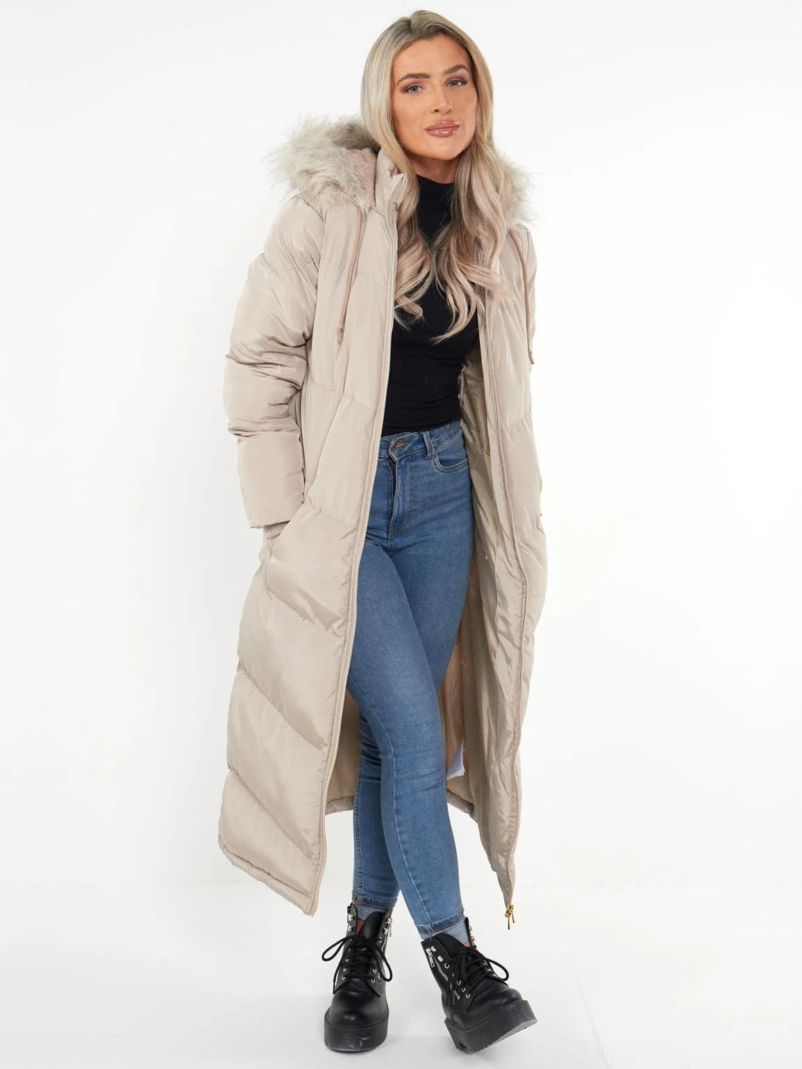 Жіноче пальто SS7 Максі довжини, фото №4 Жіноче пальто SS7 Максі довжини, фото №4