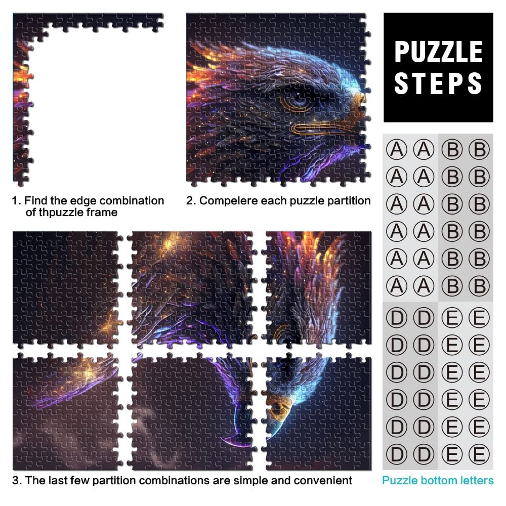 Пазл Eagle 1000 элементов картонный 26 x 38 см для взрослых, фото №2 Пазл Eagle 1000 элементов картонный 26 x 38 см для взрослых, фото №2