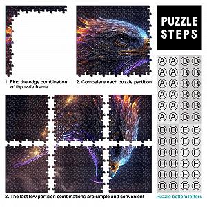 Пазл Eagle 1000 элементов картонный 26 x 38 см для взрослых synthetic.ua - Фото 1