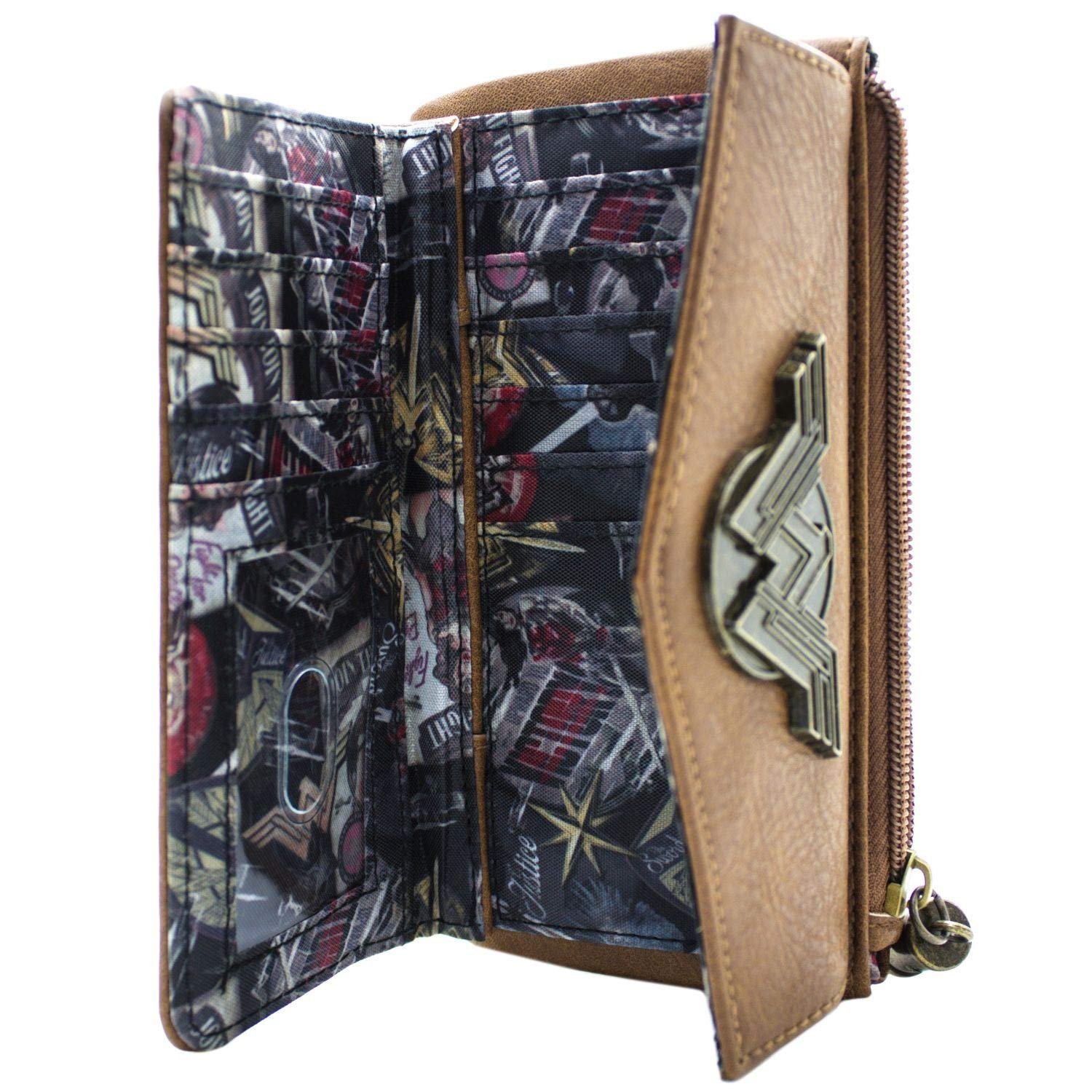 Кошелек DC Wonder Woman Comic Shoulder Bag Коричневый, фото №3