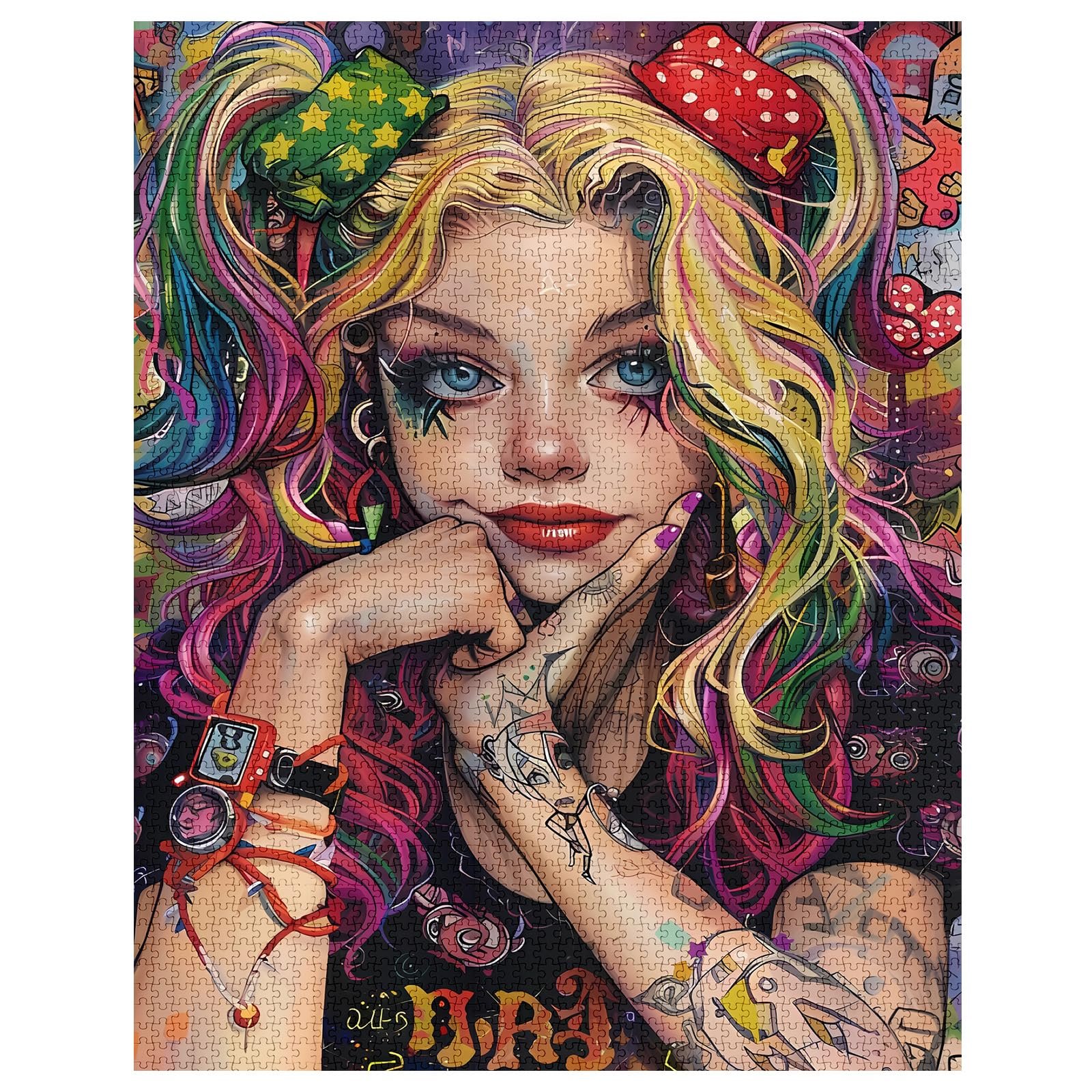 Пазл Tucocoo Fantasy Woman Graffiti Art 1000 деталей 70 х 50 см, фото №2