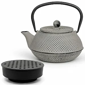 Чайник-заварник Bredemeijer Asia Cast Чавунний Сірий 0.8 літра - Фото 1