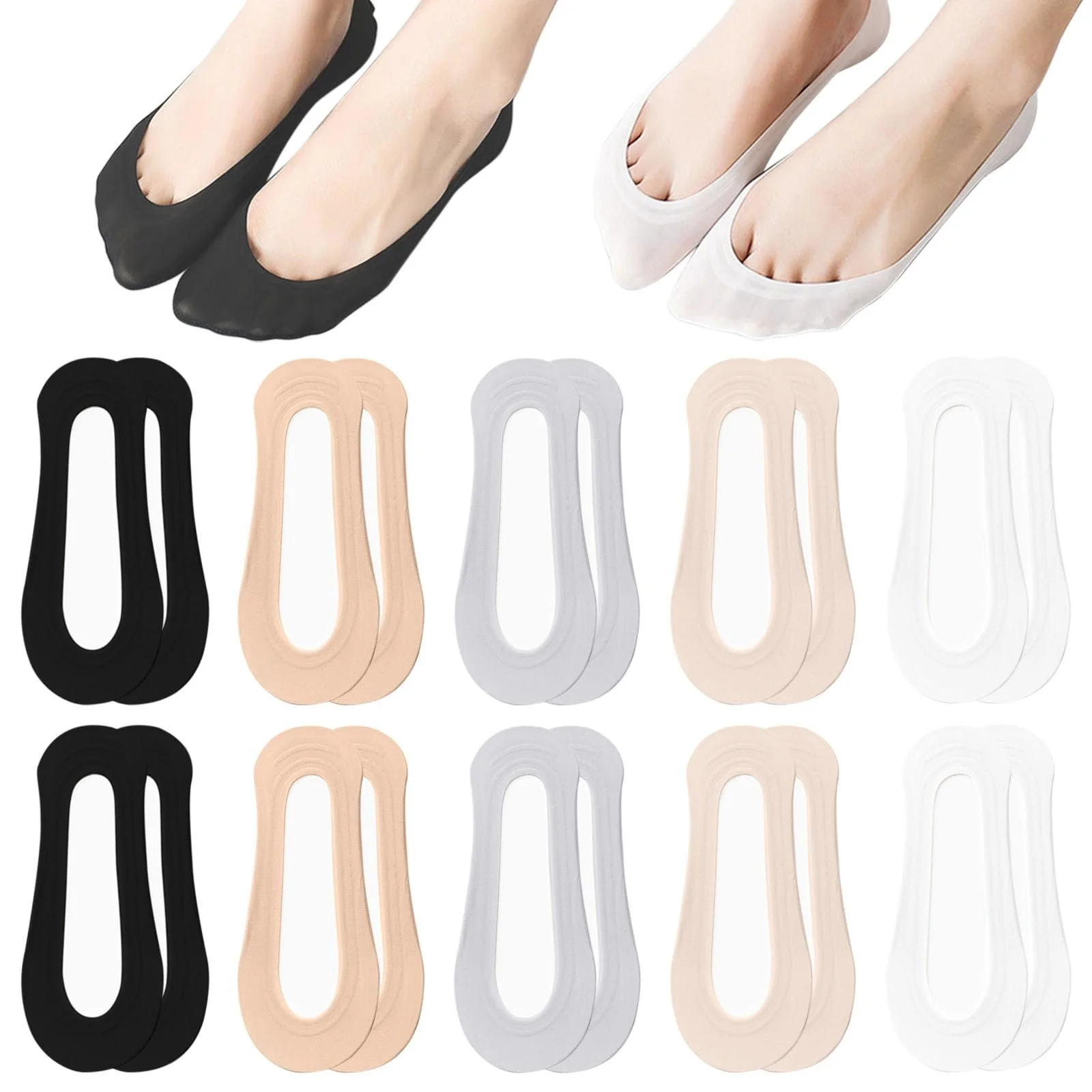 Шкарпетки ZOCONE Invisible 10 пар, фото №1