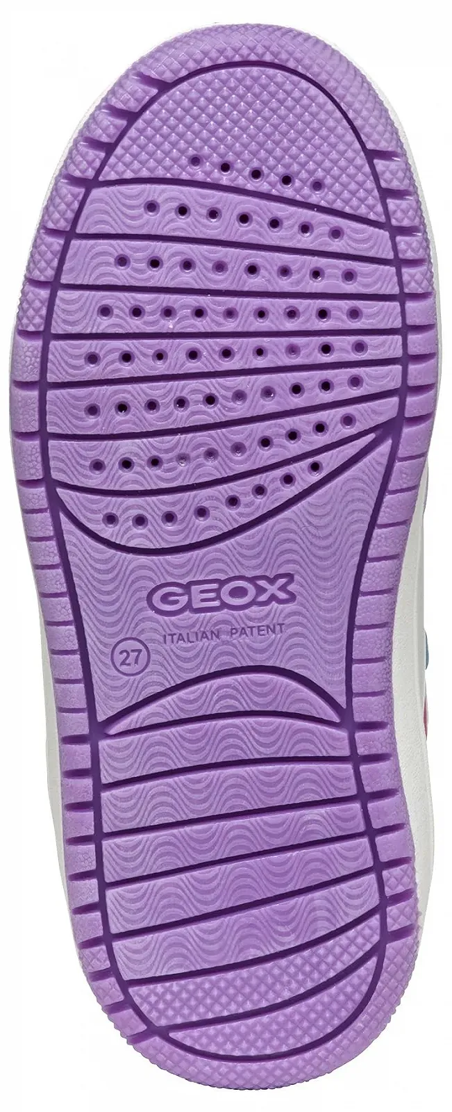 Кросівки Geox WASHIBA гладка шкіра червоний дитячі, фото №7