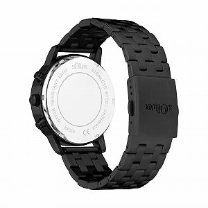 Женские часы s.Oliver Аналоговый Кварц Нержавеющая сталь черный synthetic.ua - Фото 1