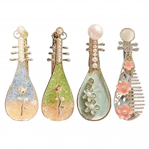 Купить Заколка для волос, Заколка для волос в форме скрипки с жемчугом - 4 шт Стильные аксессуары для волос для женщин Девочек Школа Свадьба Фестиваль Концерт - Фото 1 Заколка для волос, Заколка для волос в форме скрипки с жемчугом - 4 шт Стильные аксессуары для волос для женщин Девочек Школа Свадьба Фестиваль Концерт - Фото 1