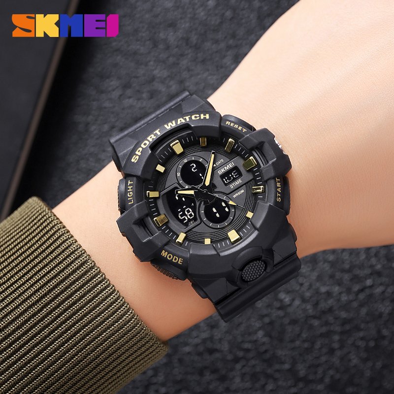 Годинник Skmei 2117BKGD Black-Gold, фото №3