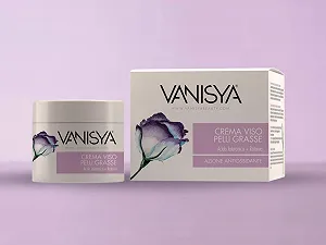 Крем для обличчя Vanisya для жирної шкіри з гіалуроновою кислотою та ратанією 50 мл - Фото 1