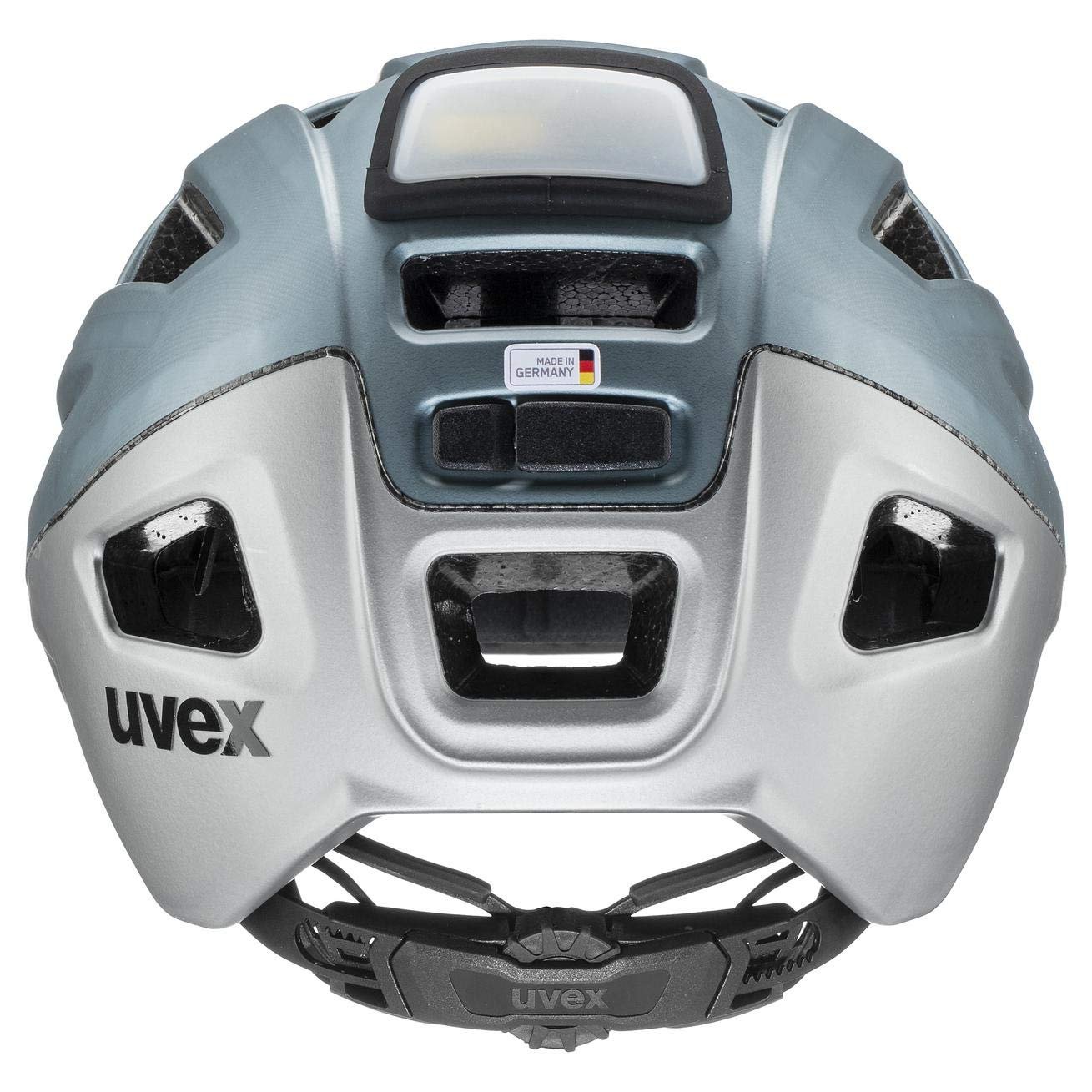 Шлем Uvex Finale Light 2.0 Safe City, мужской и женский, с LED подсветкой, цвет - космический синий матовый, размер - 56-61 см, фото №3