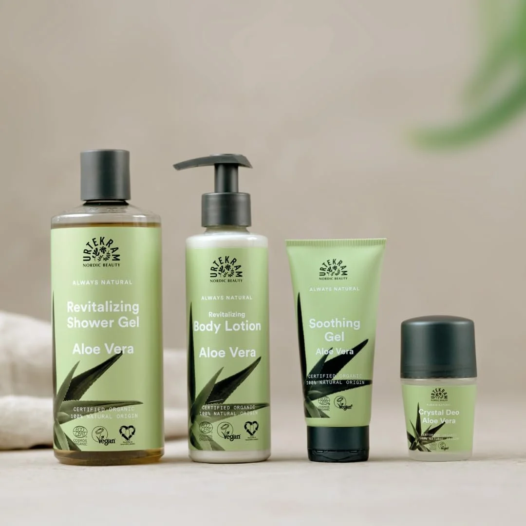 Лосьйон для тіла Urtekram Organic з відновлюючим Алое Вера, 245 мл (1 шт. в упаковці), фото №5