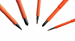 Набір викруток Klein Tools 85006EINS VDE 5 предметів 1000 В ізоляція DIN EN 60900 synthetic.ua - Фото 1