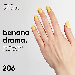 UV Гель-лак alessandro Striplac Banana Drama Характеристики Желтый, 6.5 мл synthetic.ua - Фото 1