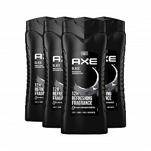 Гель для душу та шампунь AXE 3-in-1 Black XL 4 шт - Фото 1