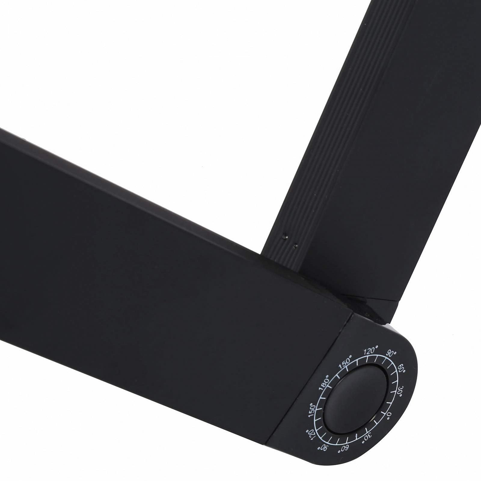 Підставка для ноутбука алюмінієва сплав складна регульована з підкладкою для миші, фото №4