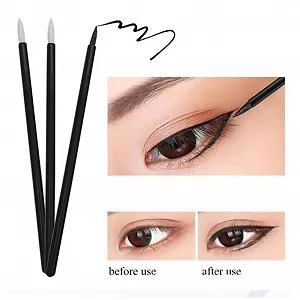 Пензлі Zunedhys для макіяжу очей 100 шт. Жовтий synthetic.ua - Фото 1