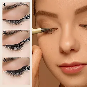 Матовый быстросохнущий карандаш для глаз 02# synthetic.ua - Фото 1