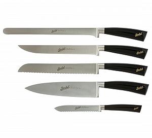 Набір ножів шеф-кухаря Berkel Elegance 5 шт., чорний - Фото 1