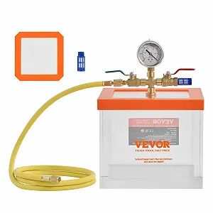 Вакуумна камера VEVOR Y2 / 7.5 л / Акрилова / Оранжева - Фото 1