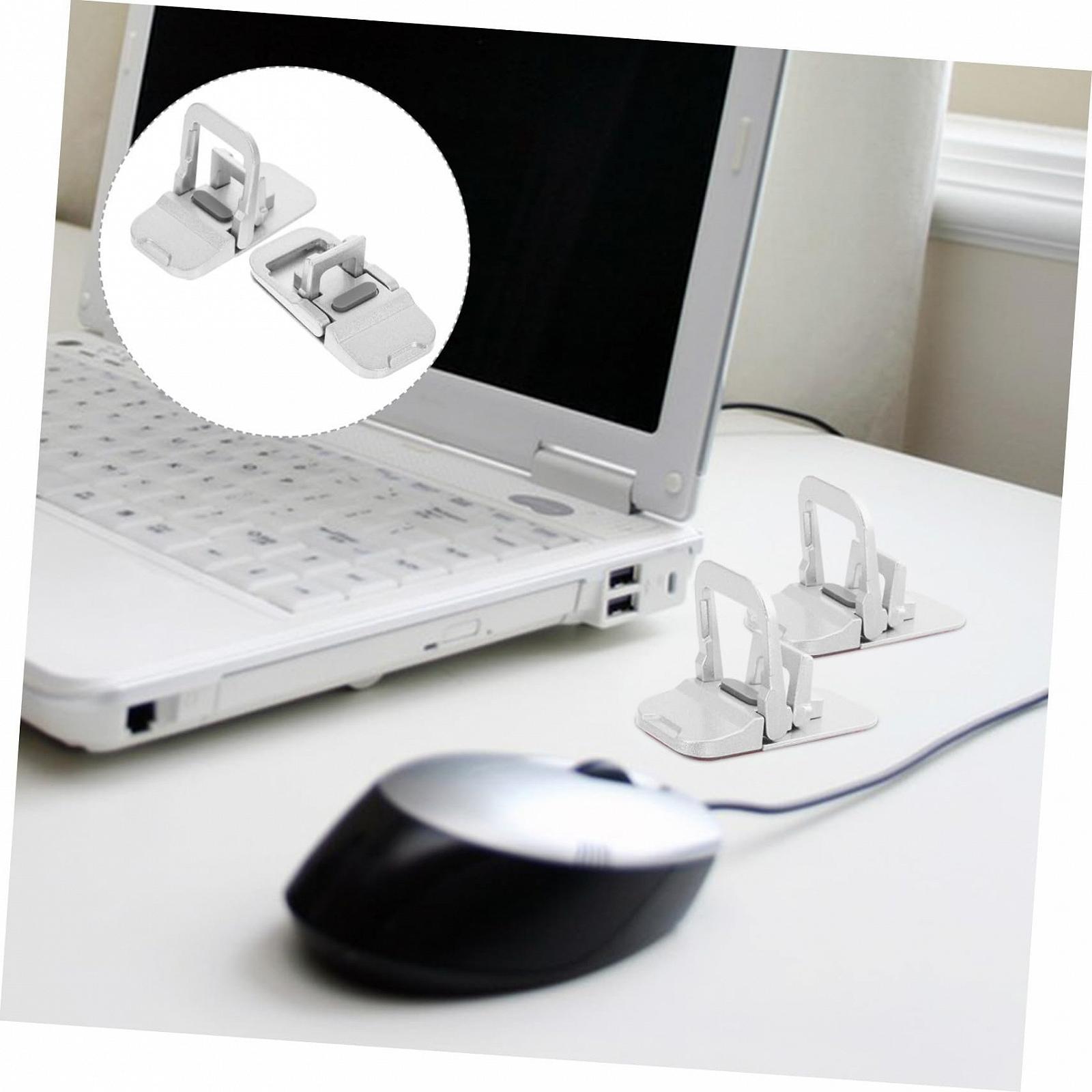 Подставка для ноутбука алюминиевая, эргономичная, складная, компактная, нескользящая, 2 шт., фото №8