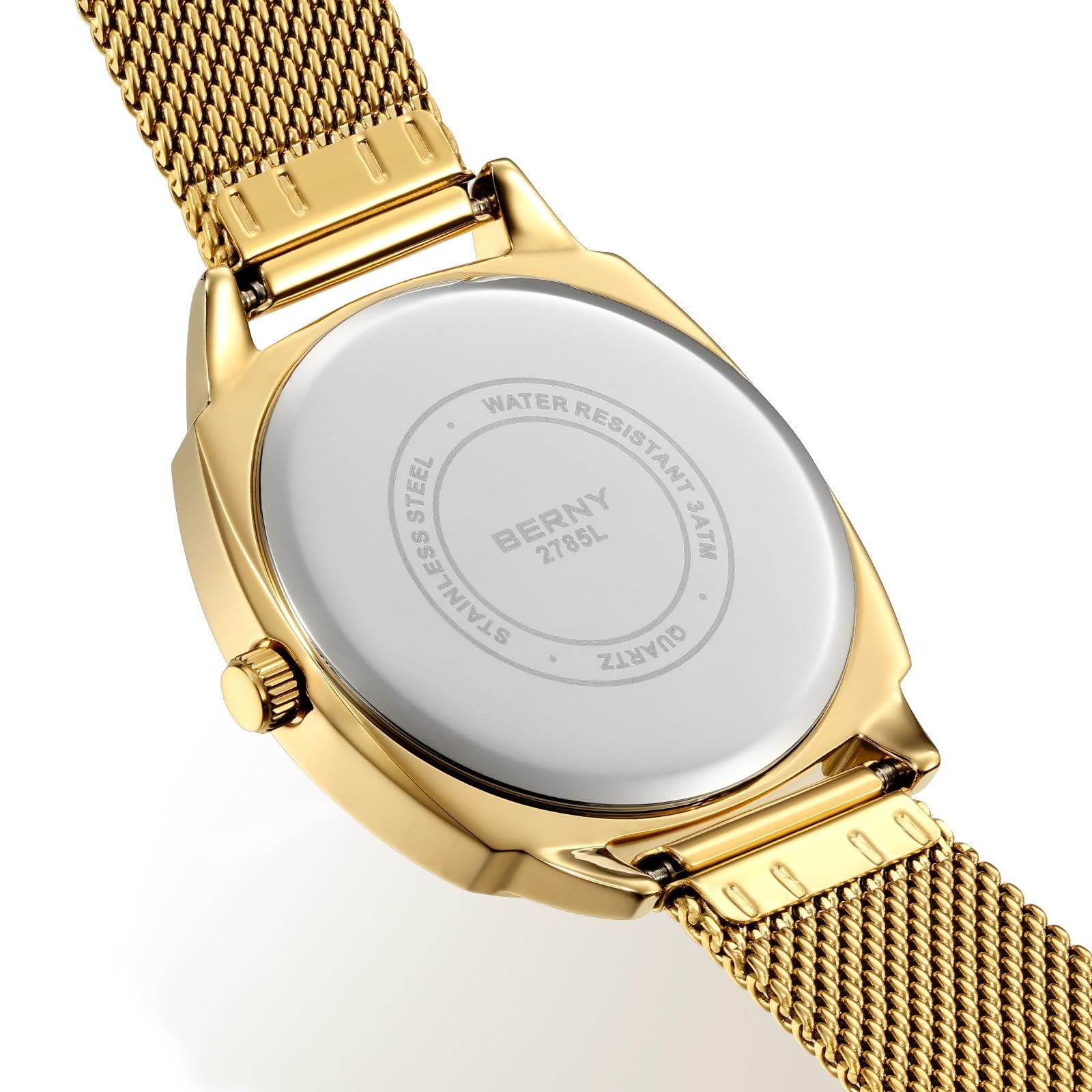 Часы Berny Золотые Классические Аналоговые Кварцевые Винтажные Минималистичные Женские, фото №3 Часы Berny Золотые Классические Аналоговые Кварцевые Винтажные Минималистичные Женские, фото №3