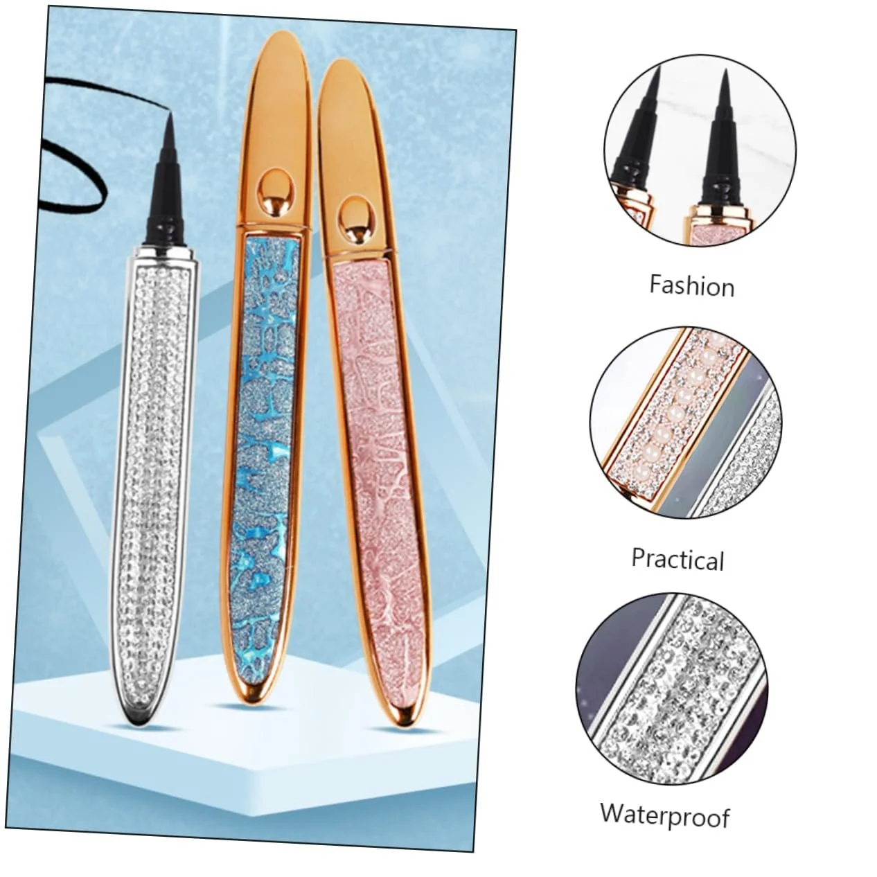 Підводка Diamant-eyeliner FRCOLOR Schwarz (), фото №7