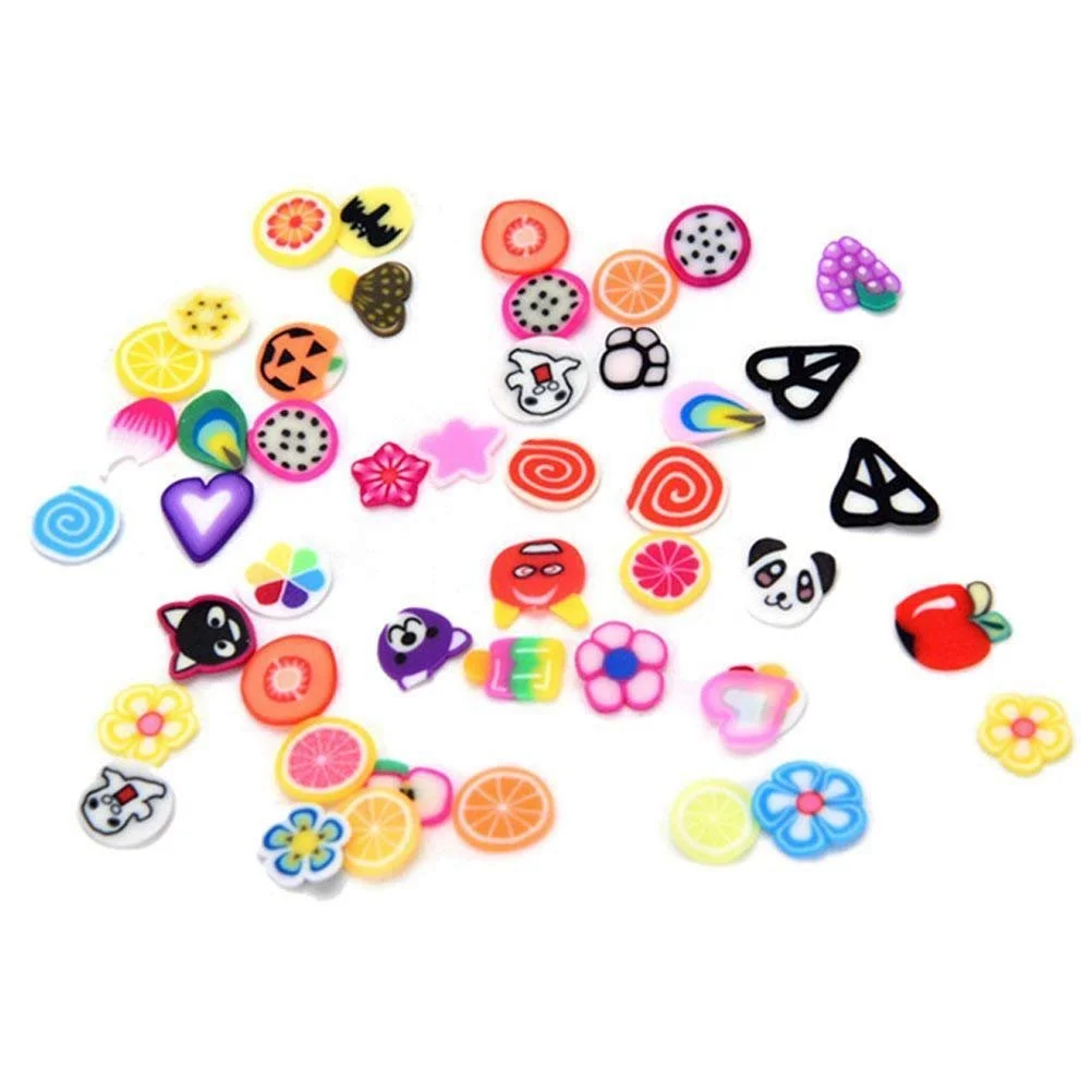 3D Фрукти Квіти М'які Глиняні Слайси 2000 шт., фото №3