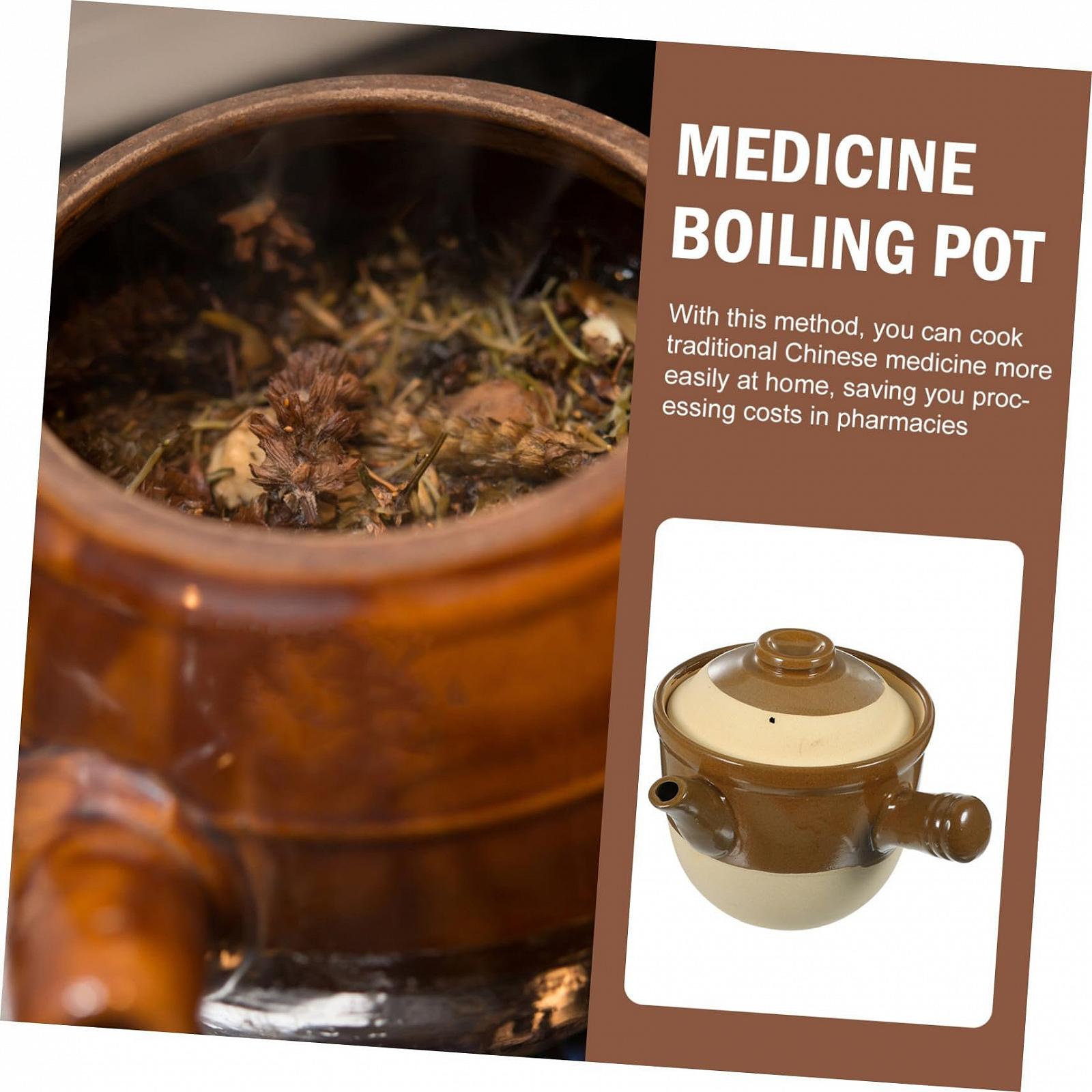 Кастрюля для трав VICASKY жаропрочная керамическая 2 л, фото №4